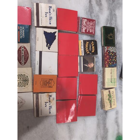 Matchbox Collection Lot of 20+, Matchbook Advertising, Vtg Restaurant, Hotel ... - Picture 8 of 9